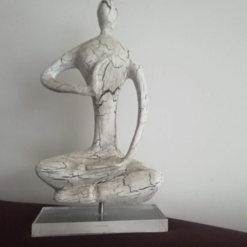 Yoga Wood Figurine